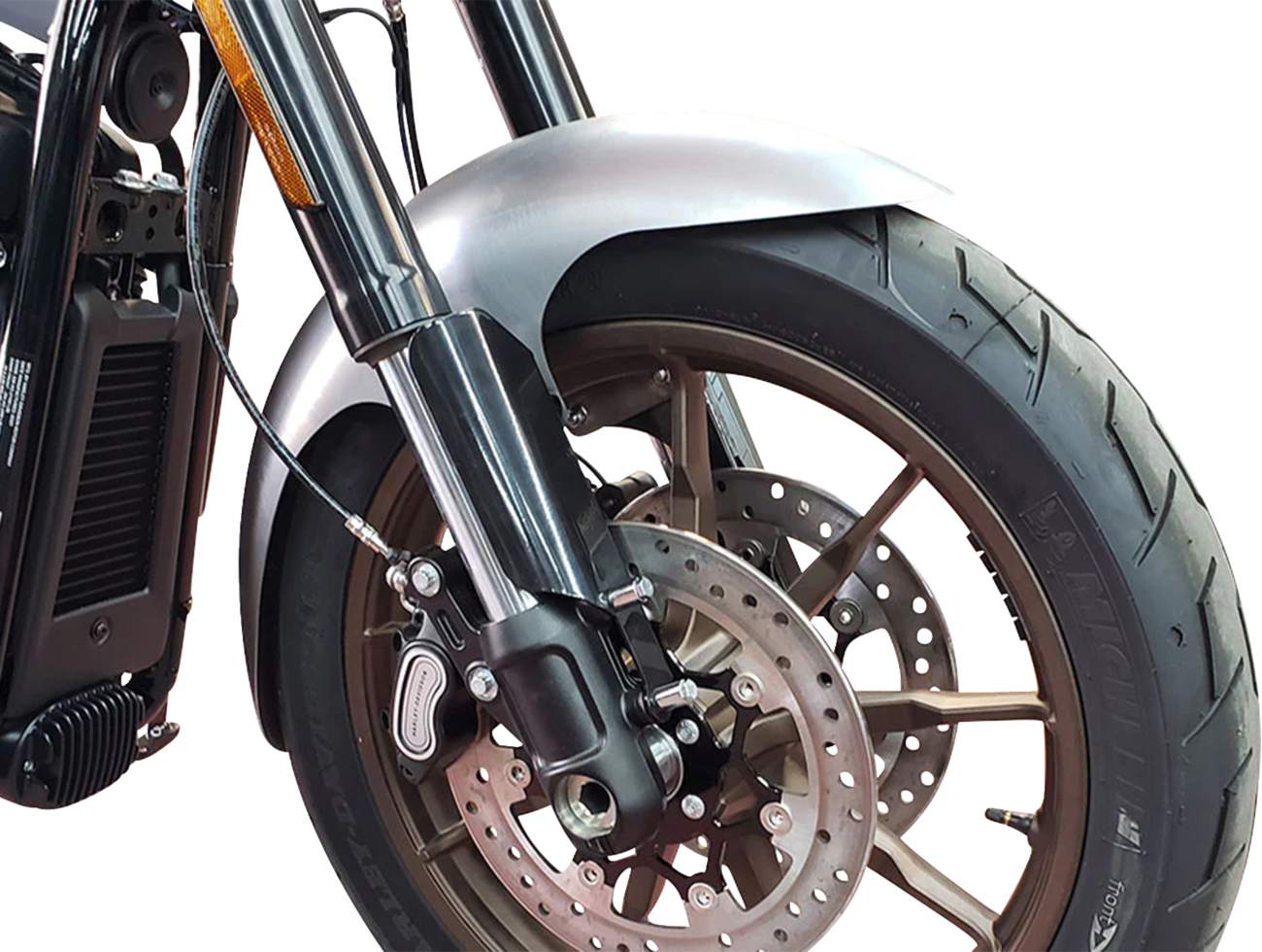 PAUL YAFFE BAGGER NATION Super-Lite Front Fender Kit With Inverted Fork Adapters