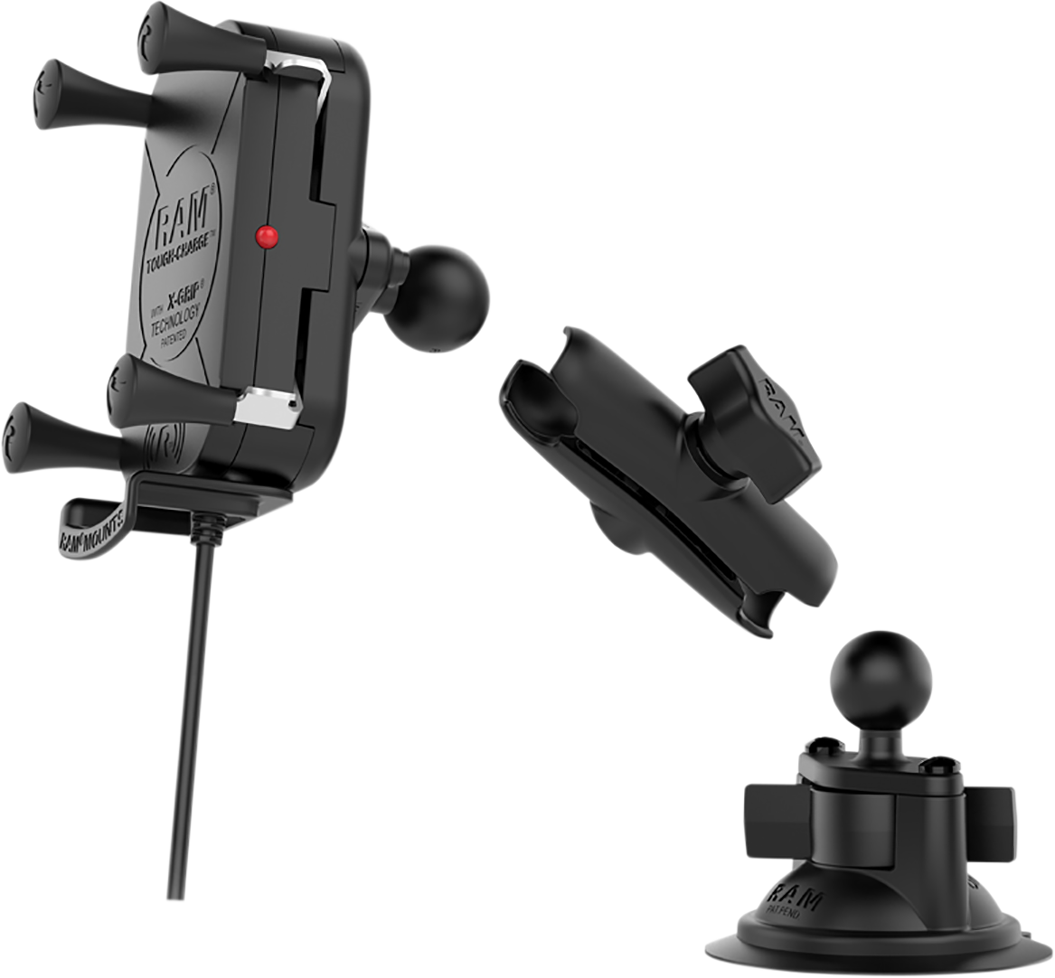 Ram mounts Tough-Charge™ Waterproof Wireless Charging Mount - Suction Cup Mount
