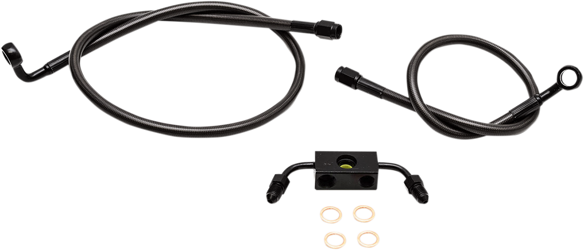 Midnight Braided Brake Line Kit