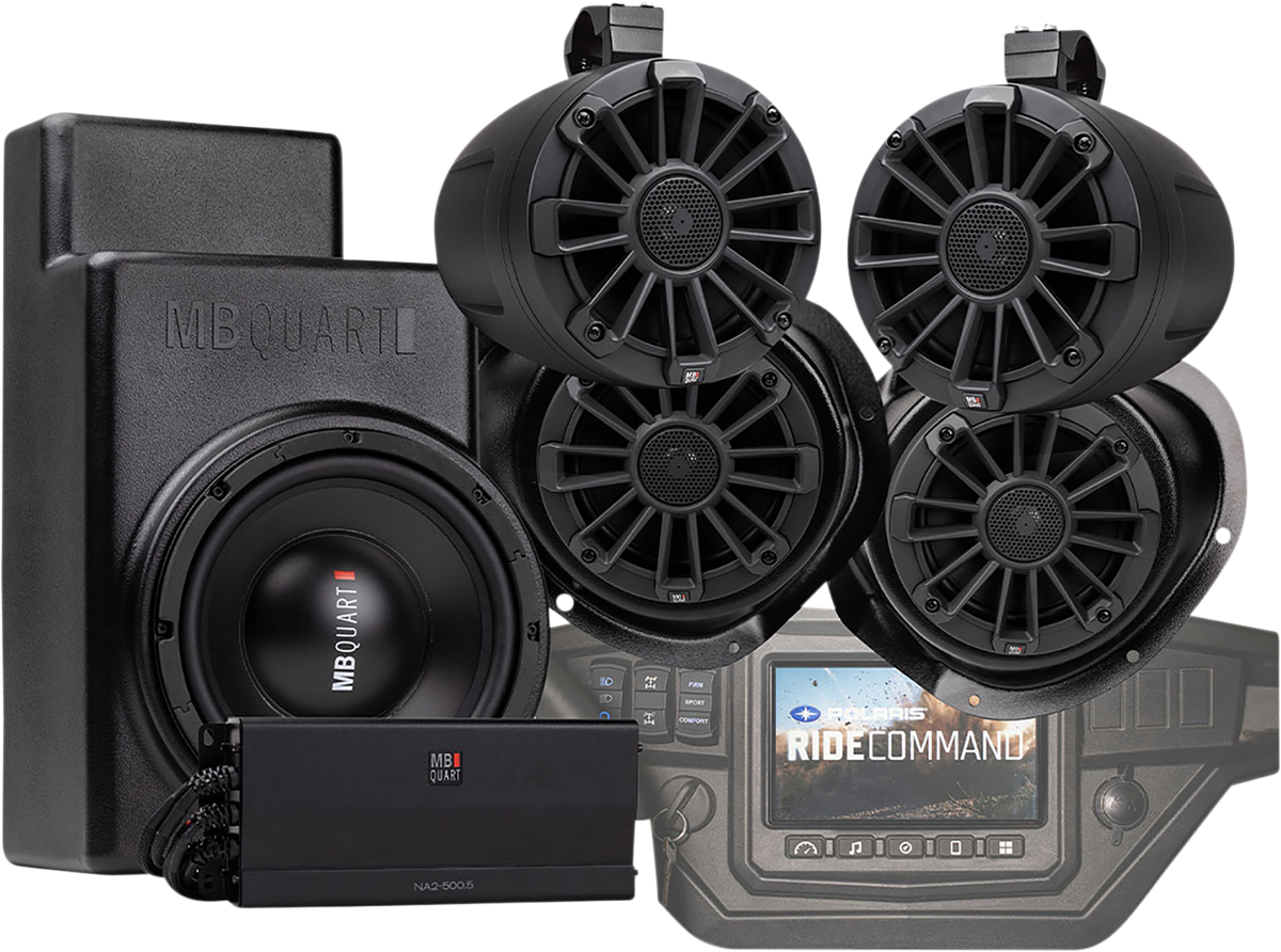 MB QUART Stage 5 Tuned Audio System for RIDE COMMAND™