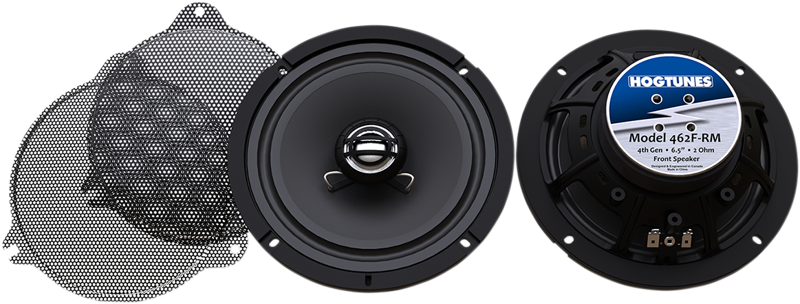 Hogtunes Front Speakers With Grills