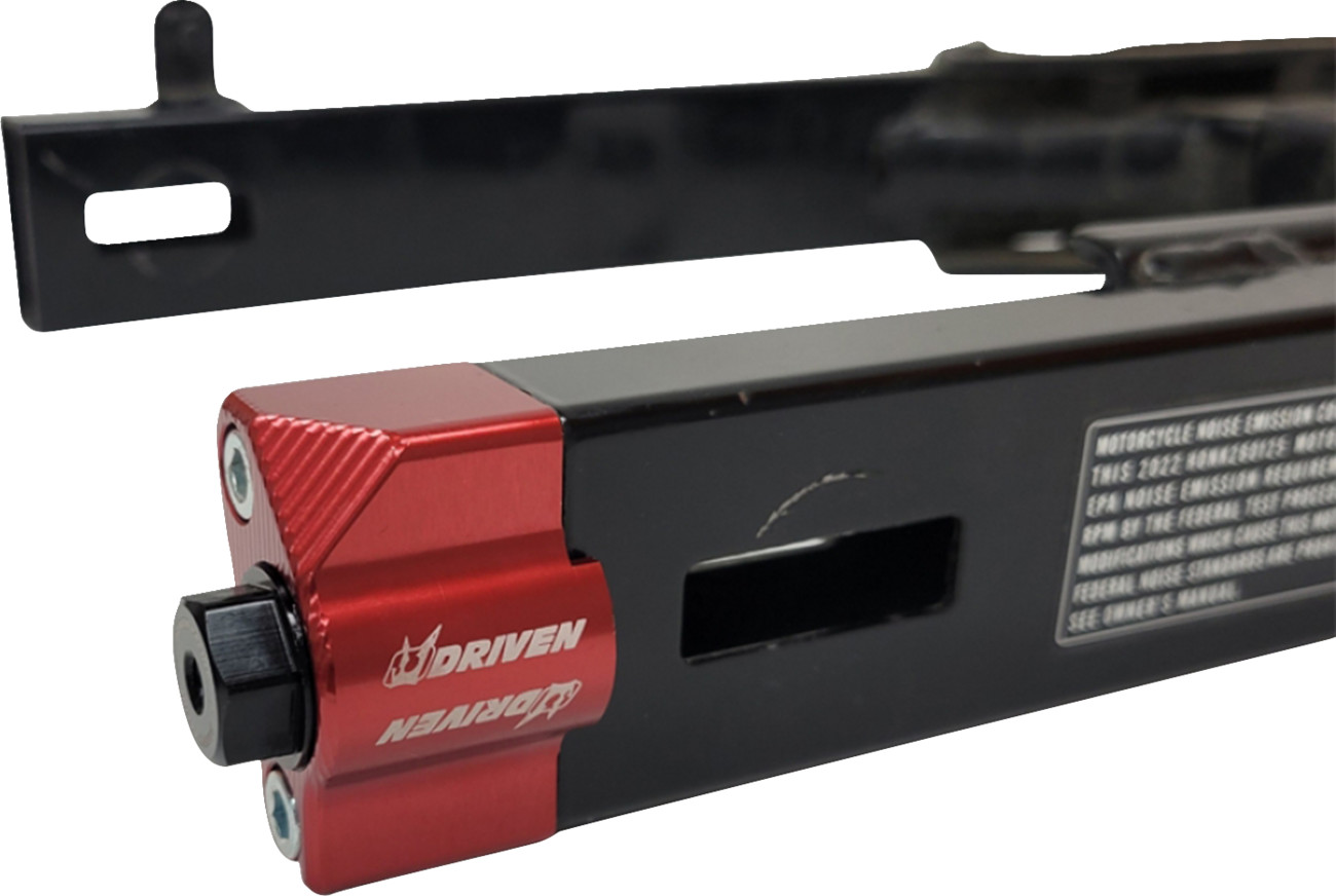 Driven racing Captive Axle Block - Red - Grom Honda