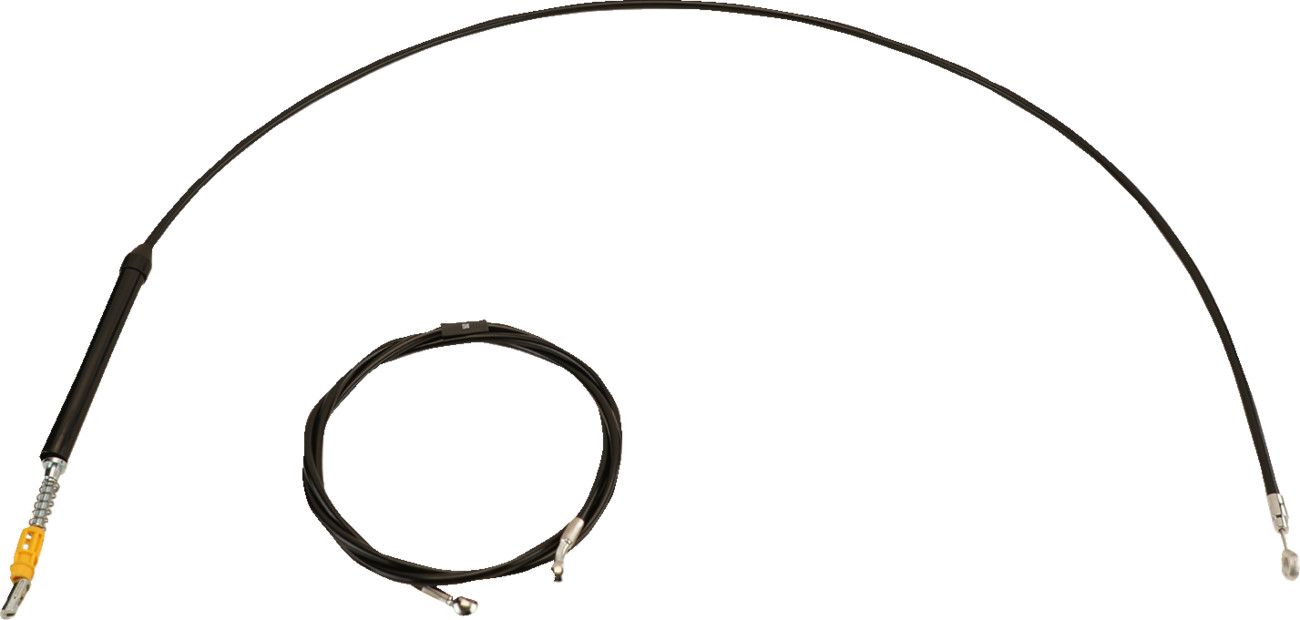 Standard Black Vinyl Braided Handlebar Cable/Brake Line Kit — Ape Hanger