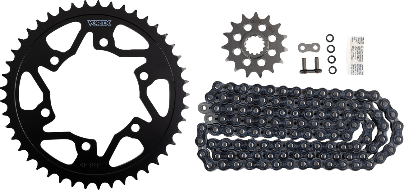 Vortex V3 HFR Quick Accel Chain And Sprocket Kit Suzuki GSXR 600 2011-2023