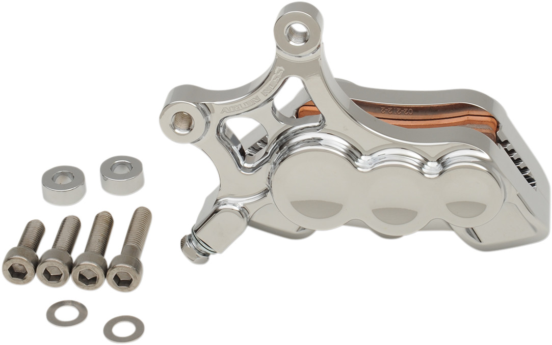 Arlen Ness Front 6 Piston Differential Bore Caliper For Harley With 14" Rotors 2006-2026