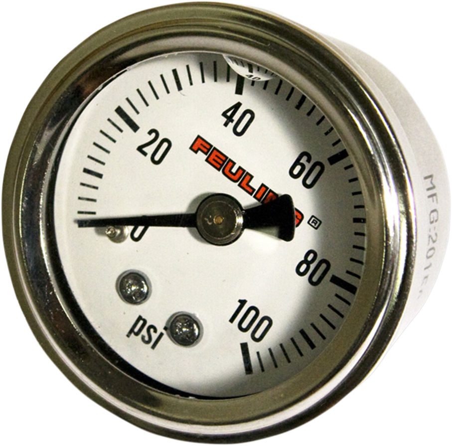 Feuling Liquid Filled Rear Port Oil Pressure Gauge