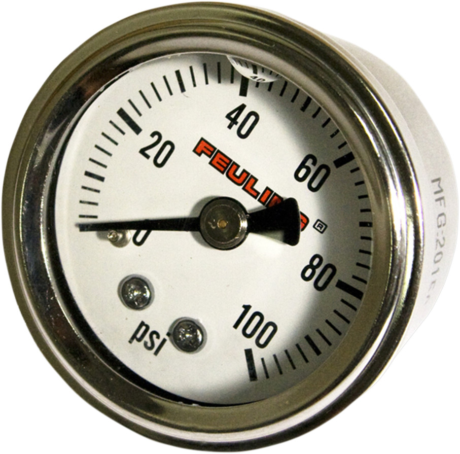Feuling Liquid Filled Rear Port Oil Pressure Gauge