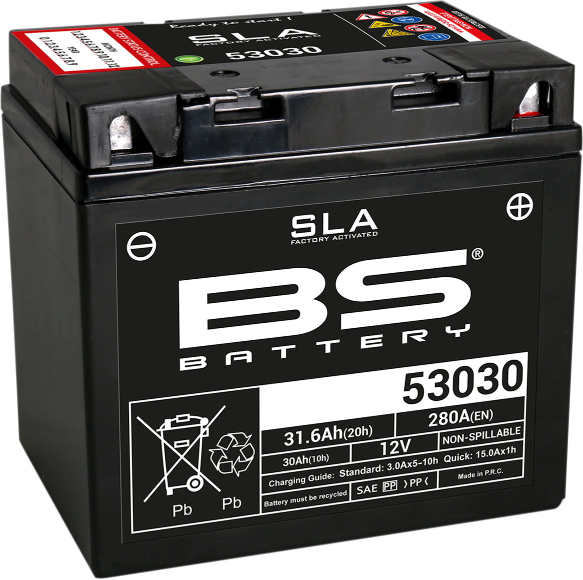 BS BATTERY SLA Factory- Activated AGM Maintenance-Free Battery