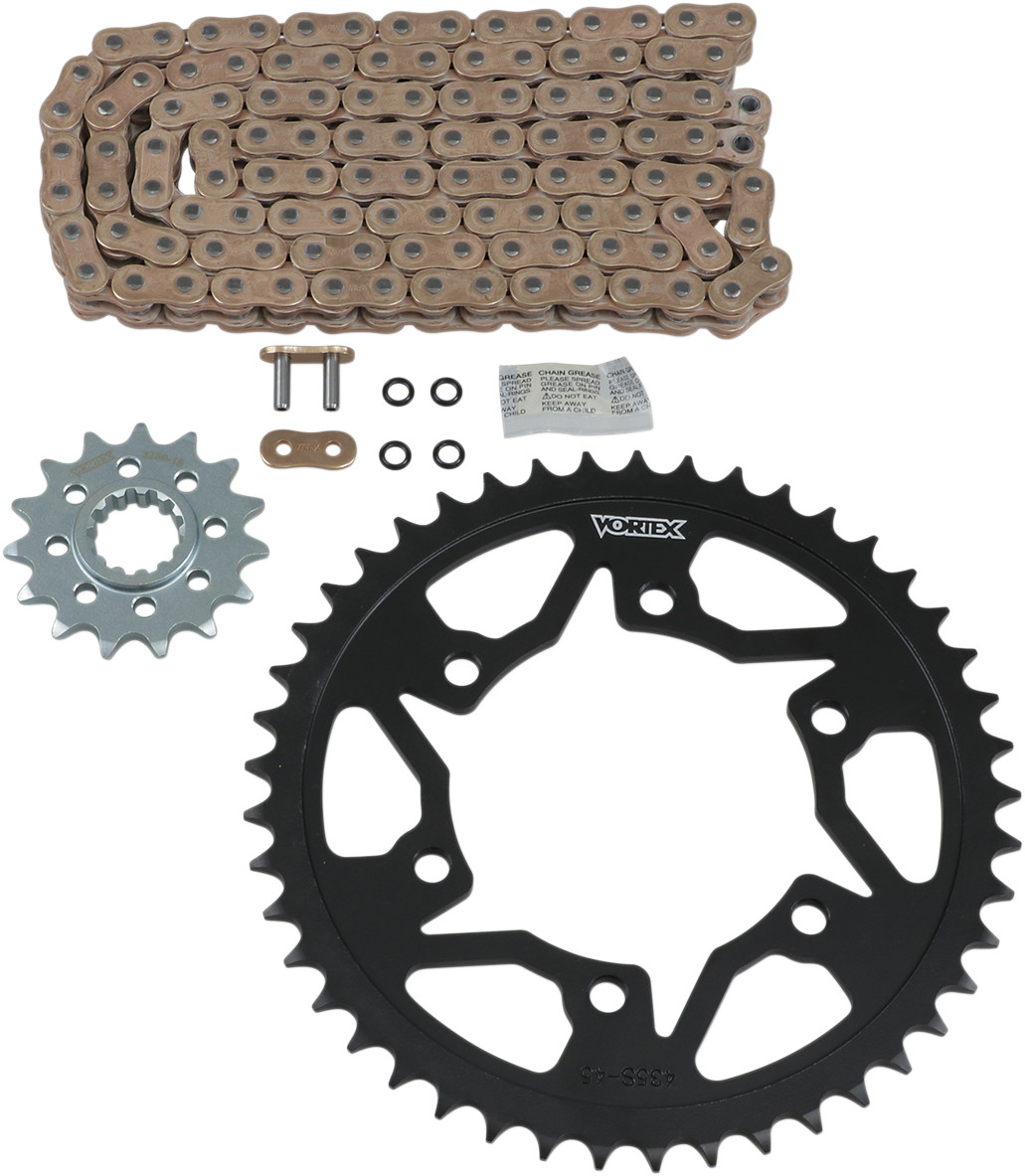 Vortex V3 HFR Quick Accel Chain And Sprocket Kit Yamaha R1 1998-2003