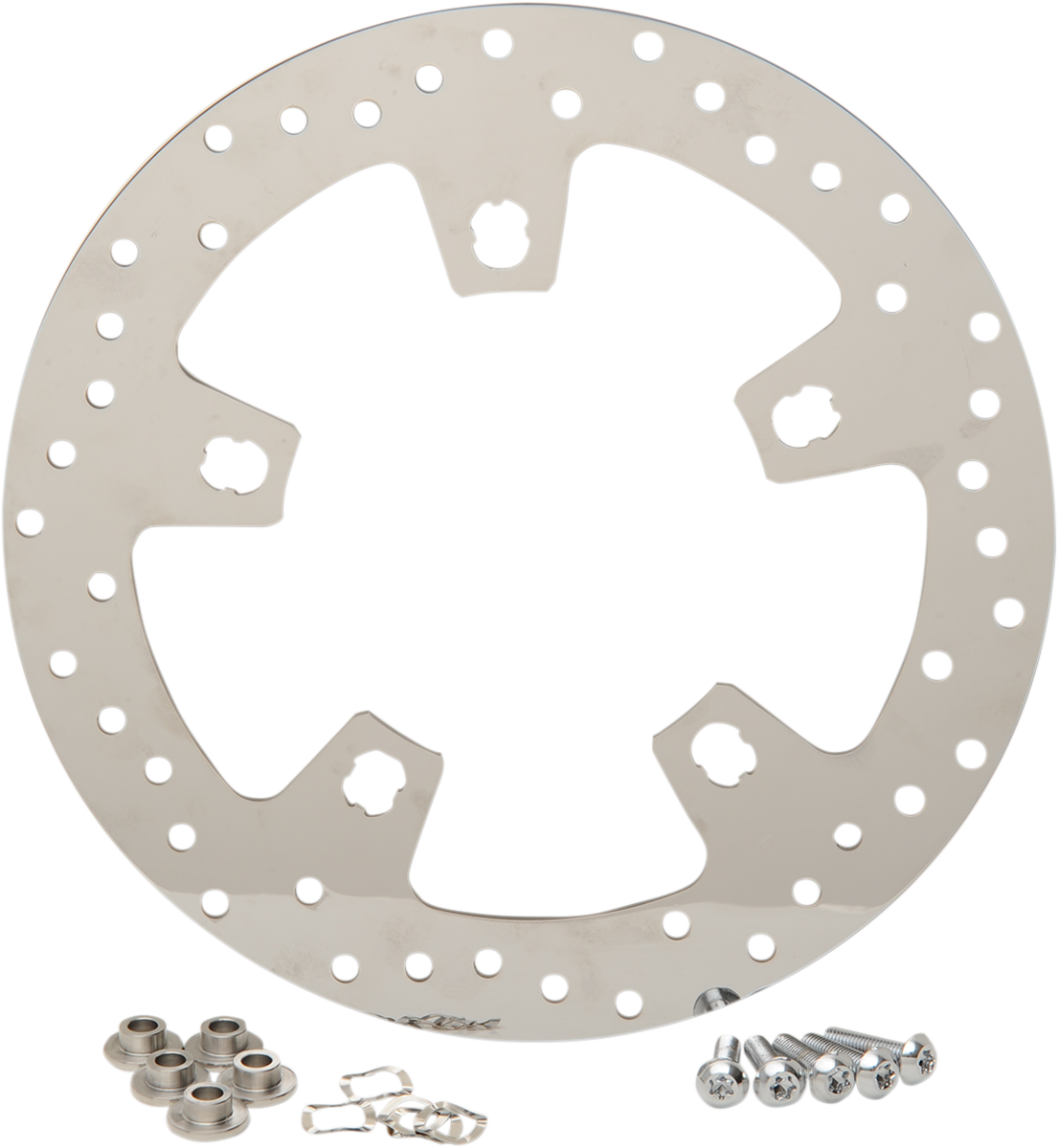 Drag Specialties Stainless Steel Drilled Front Brake Rotor 14-19 Touring FLHX