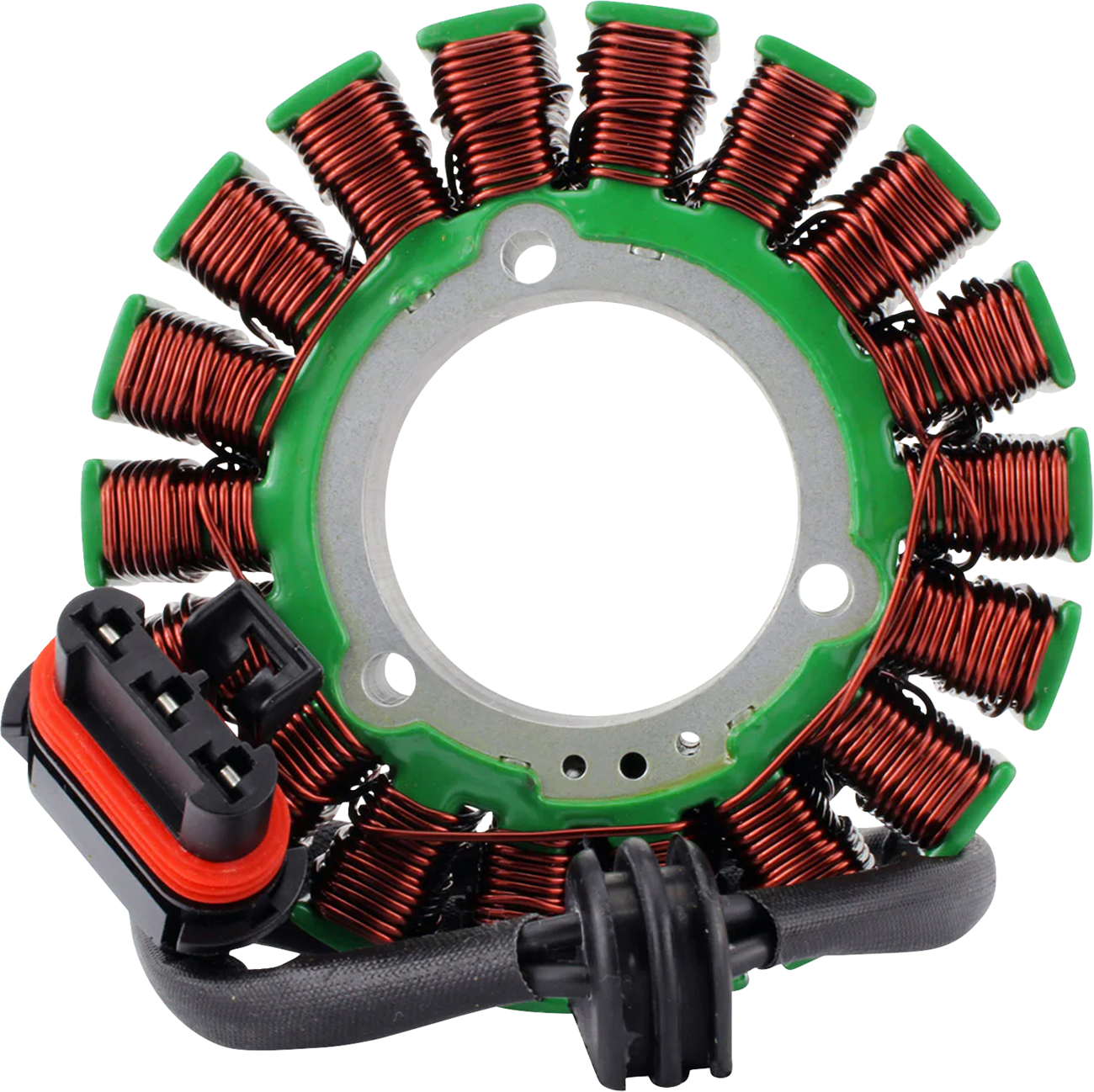 Rm stator Stator with Crankcase Cover Gasket - Polaris