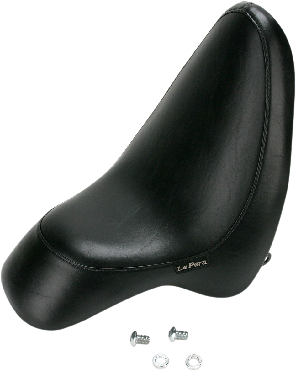Le pera Silhouette Solo Seat - Smooth/Bullet - Black - Softail '00-'07 Harley Davidson