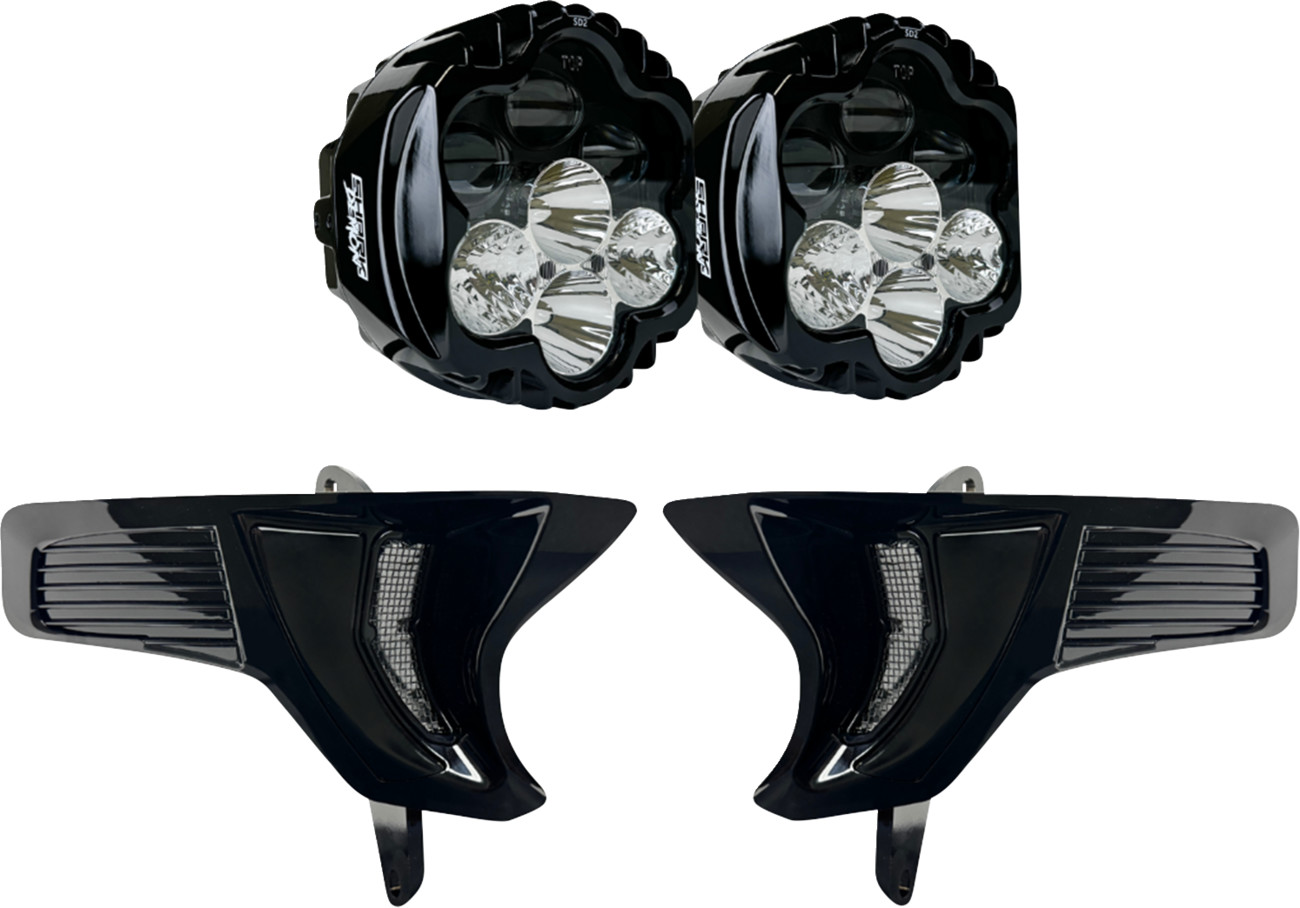 CUSTOM DYNAMICS Shark Demon® 2 Dual Headlight Kit