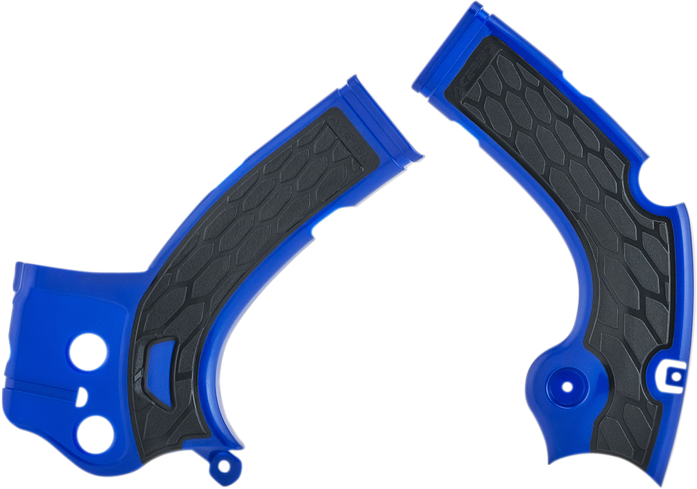Acerbis X-Grip Frame Guards - Blue/Black - Yamaha