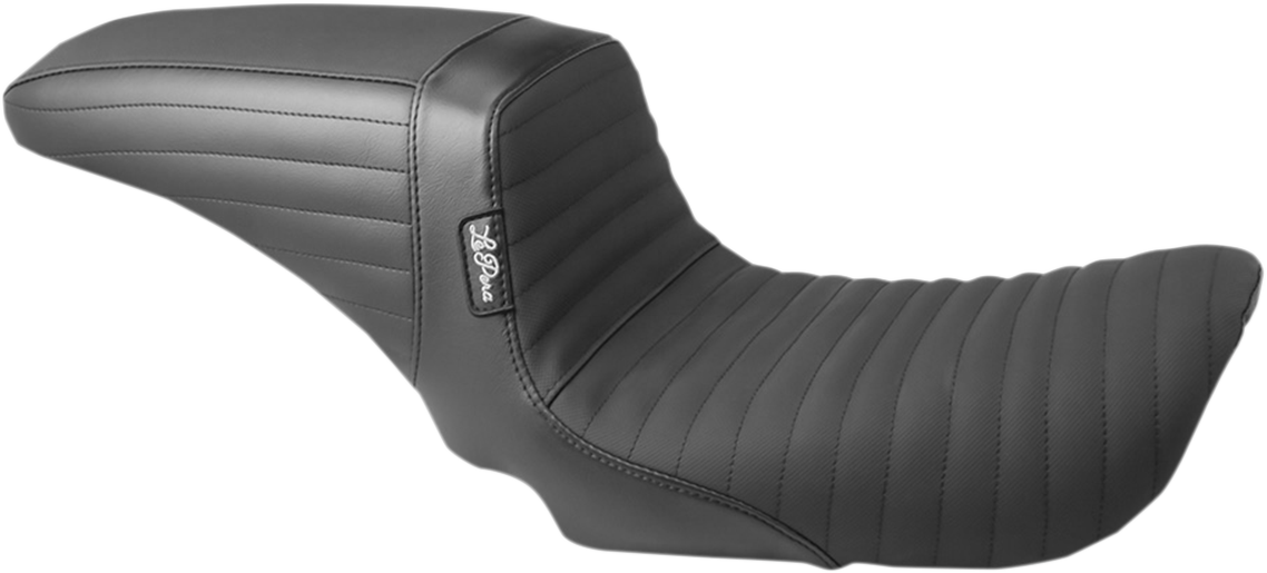 Le pera Kickflip Seat - Pleated w/ Gripp Tape - Black - FXD '06-'17 Harley Davidson