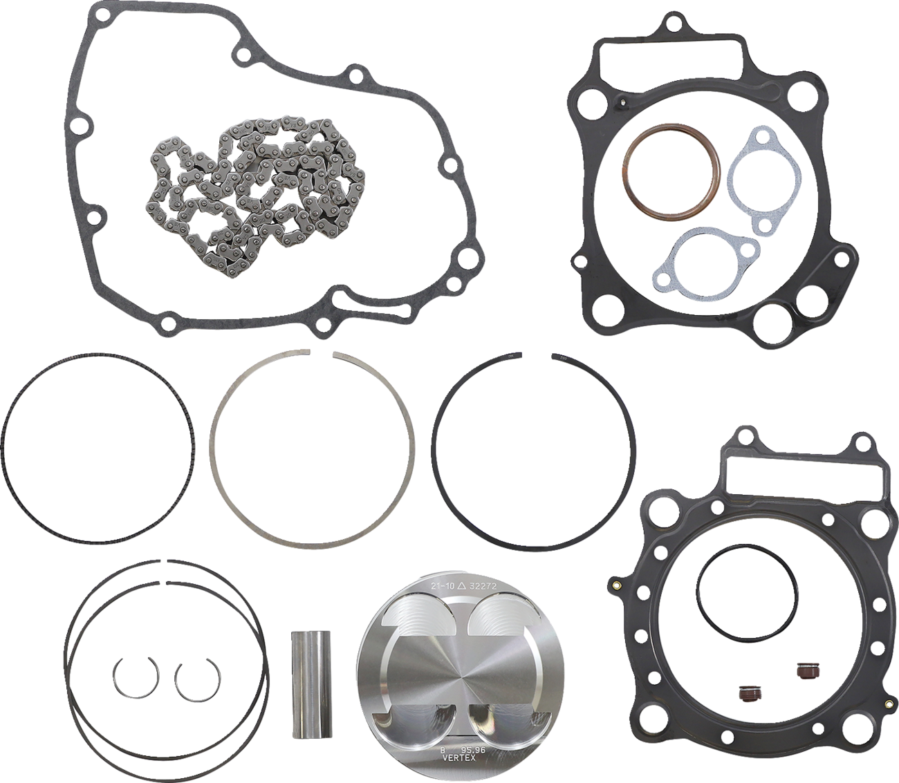 Vertex Top End Piston Kit - 95.96 mm - Honda TRX450R/ER