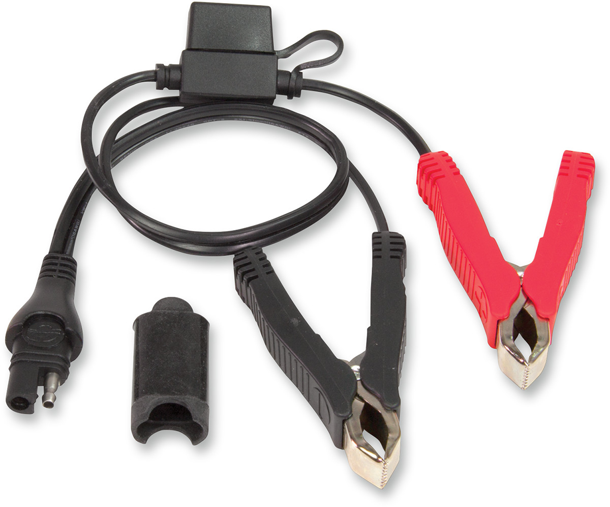 TecMate SAE To Alligator Clips With 15 Amp Fuse