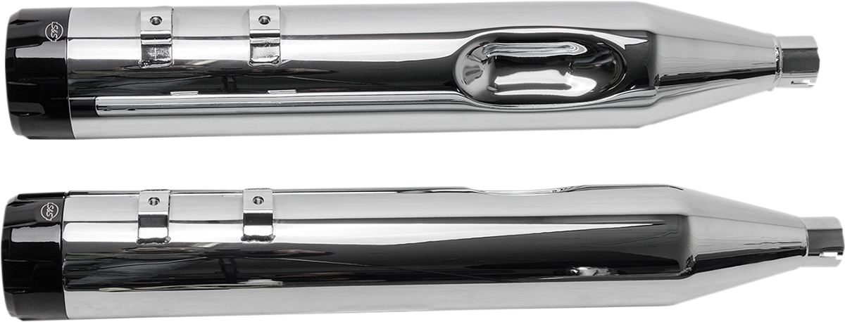 S&S Cycle 4.5" MK45 Thruster Slip-On Mufflers For Harley Touring 1995-2016