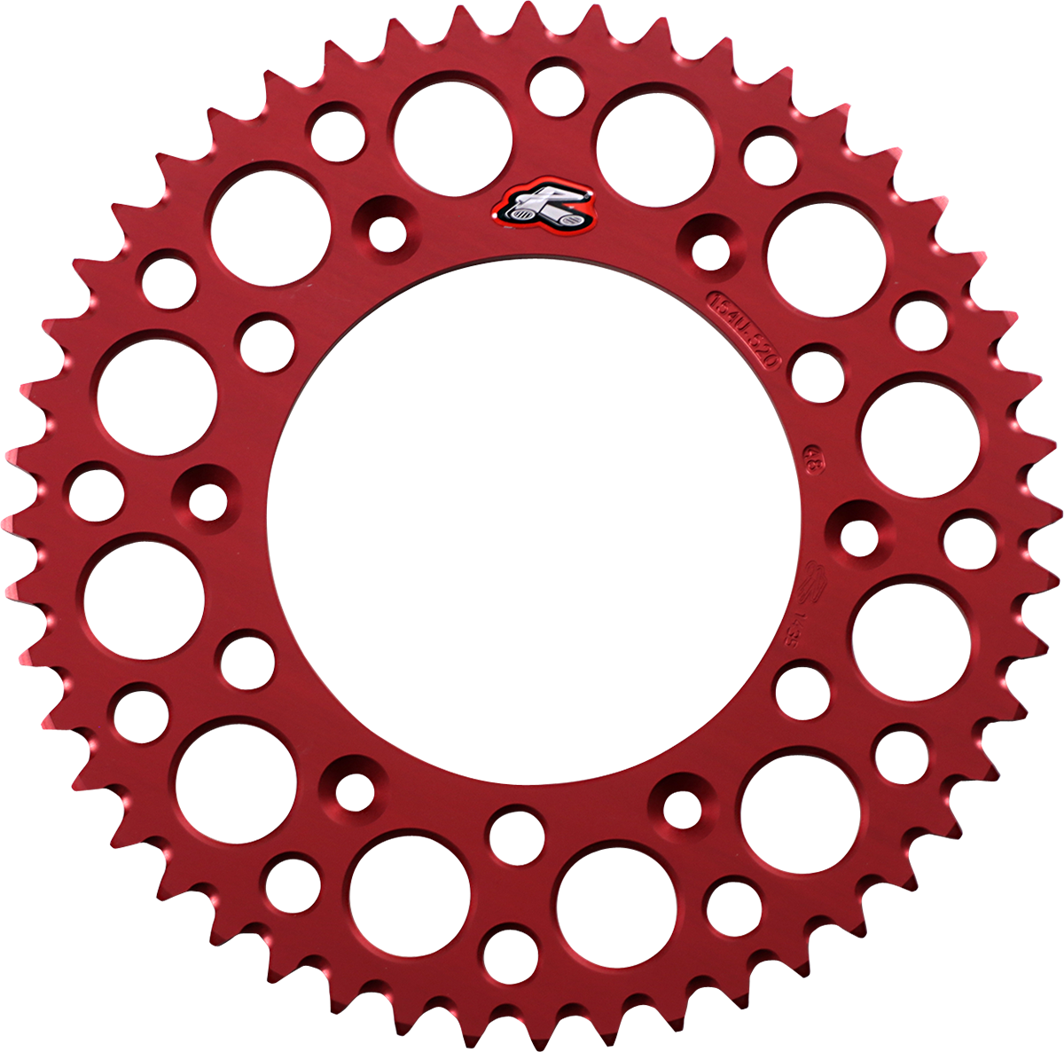 Renthal Rear Sprocket - Aluminum - 48 Tooth - Red - Honda 48T