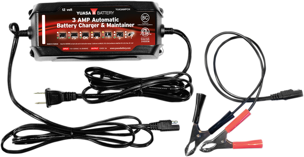 YUASA 12V/3A Battery Charger
