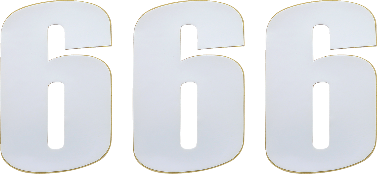 MOOSE OFFROAD Vinyl Race Numbers