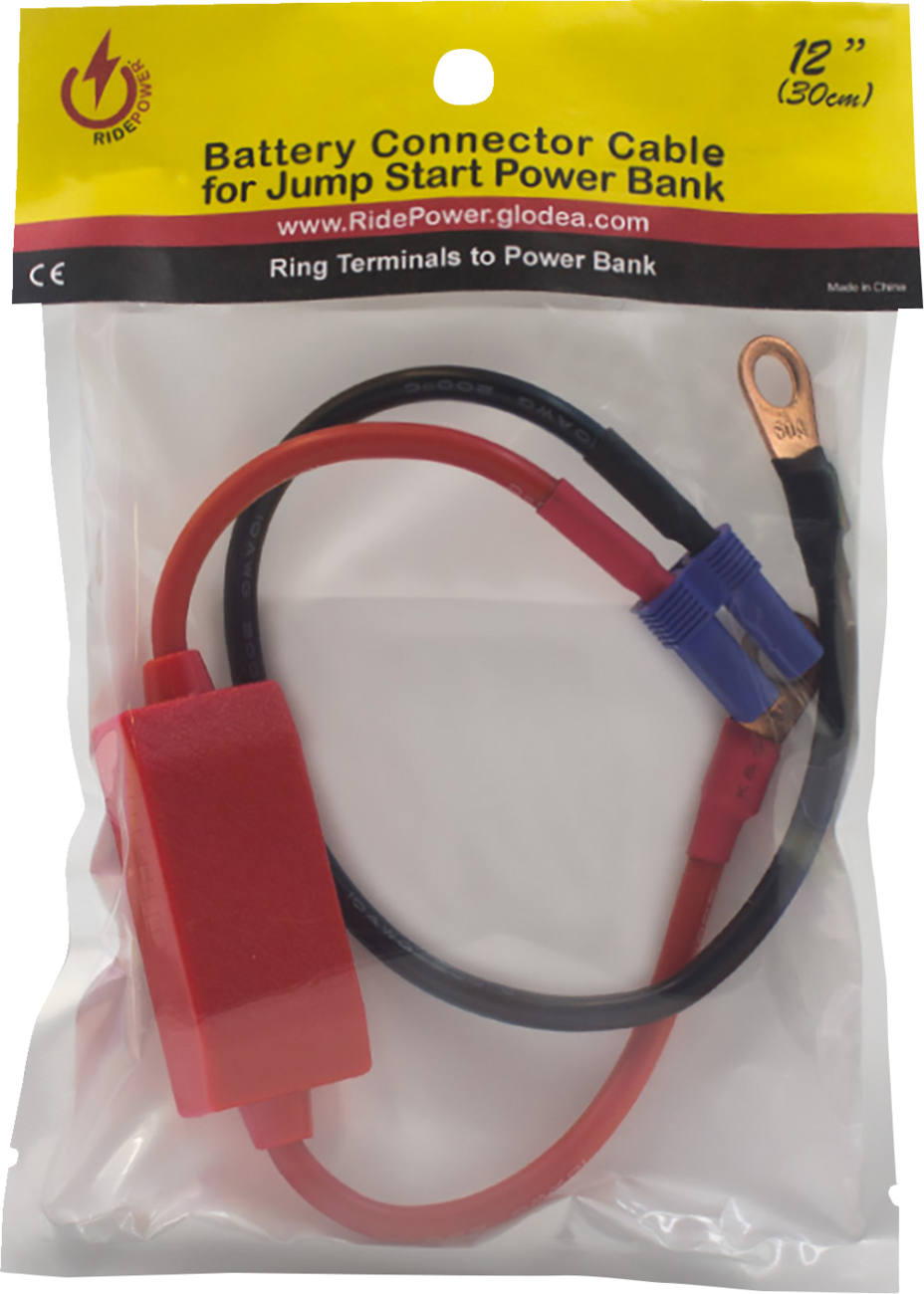RidePower Connector Cable For Portable Power Bank Jump Starter