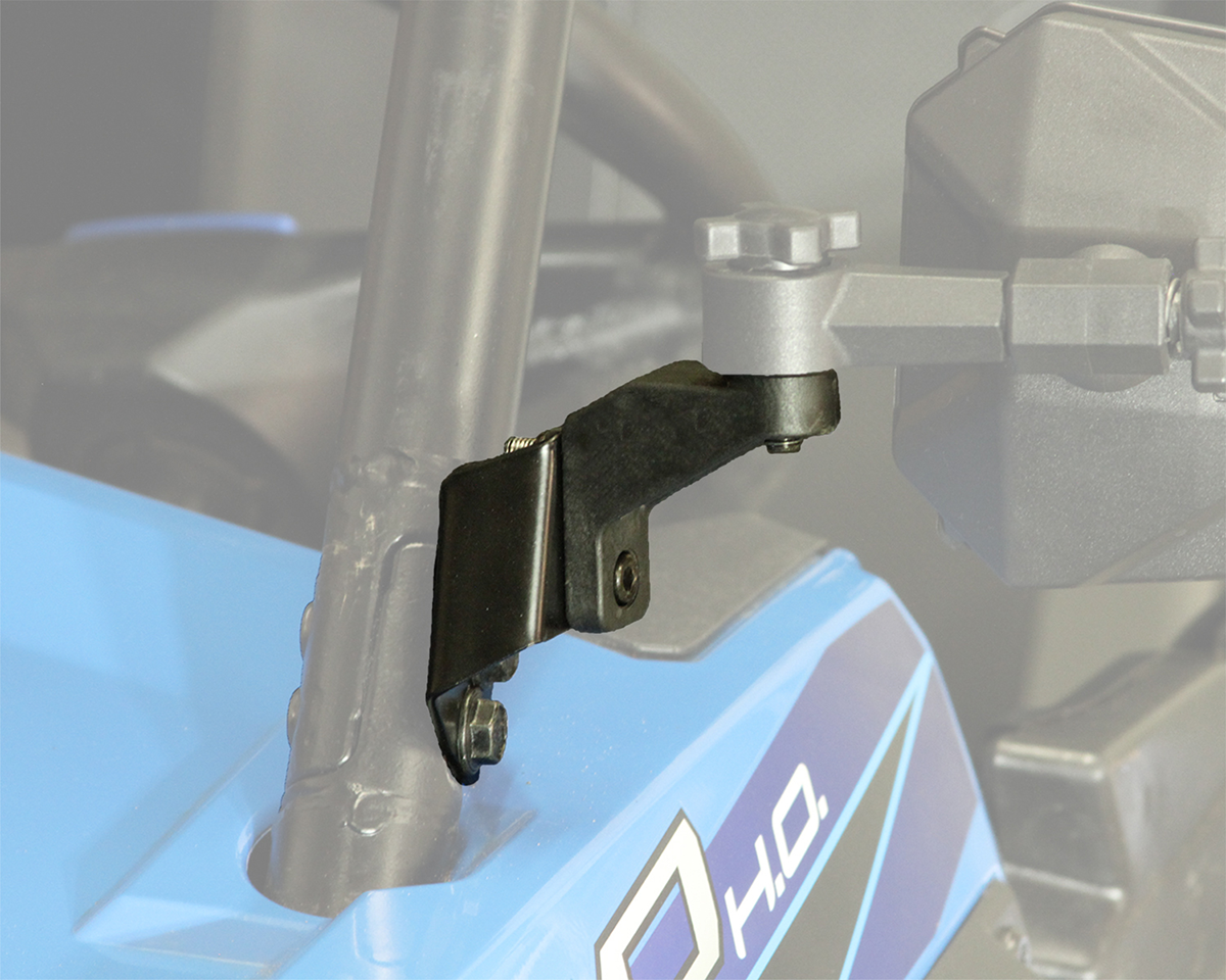 MOOSE OFFROAD Side Mirror Adapter with Flat Mountable Option for Polaris Pro-Fit Roll Cages