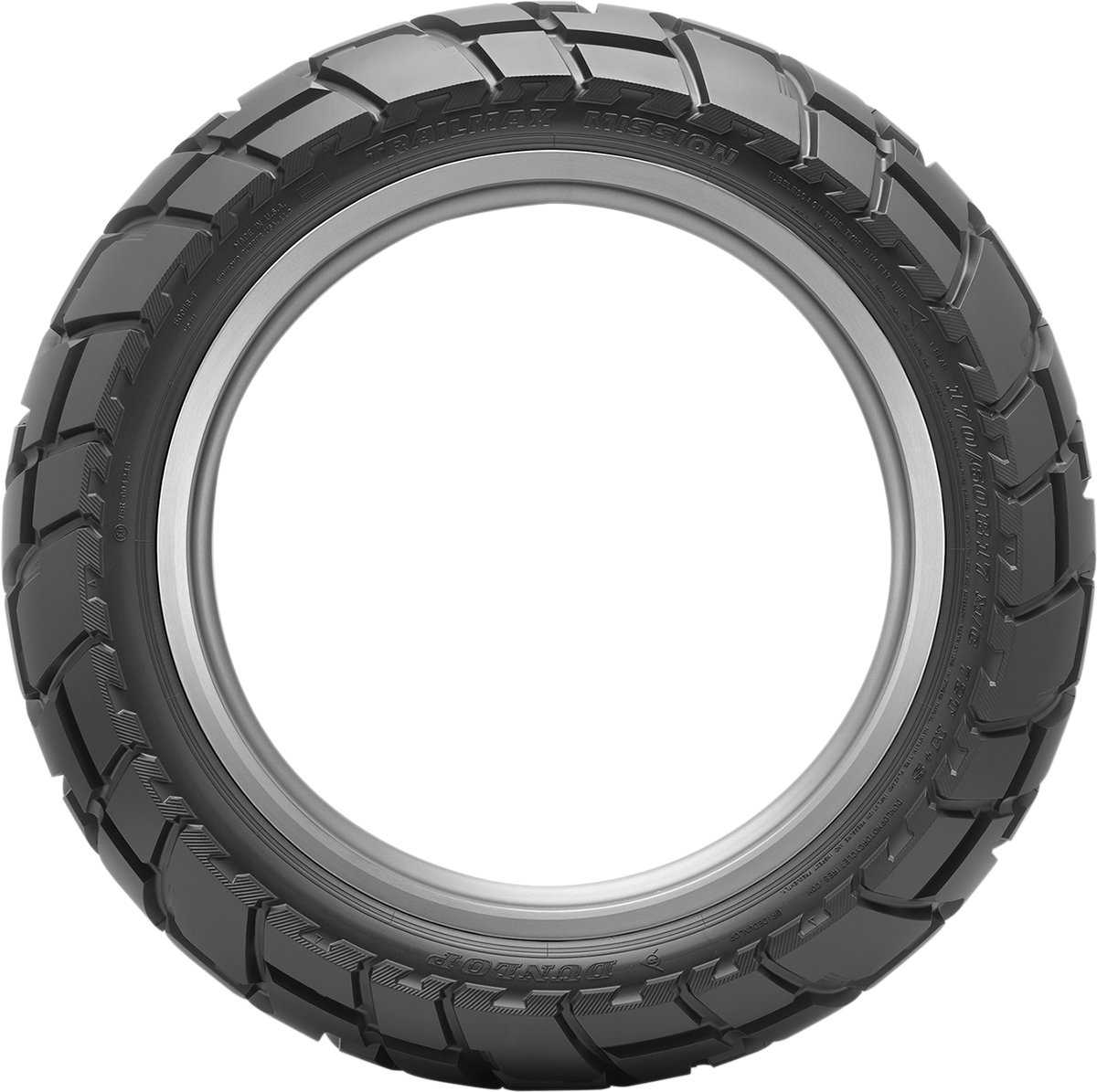 Dunlop Tire - Trailmax Mission - Rear - 140/80B18 - 70T