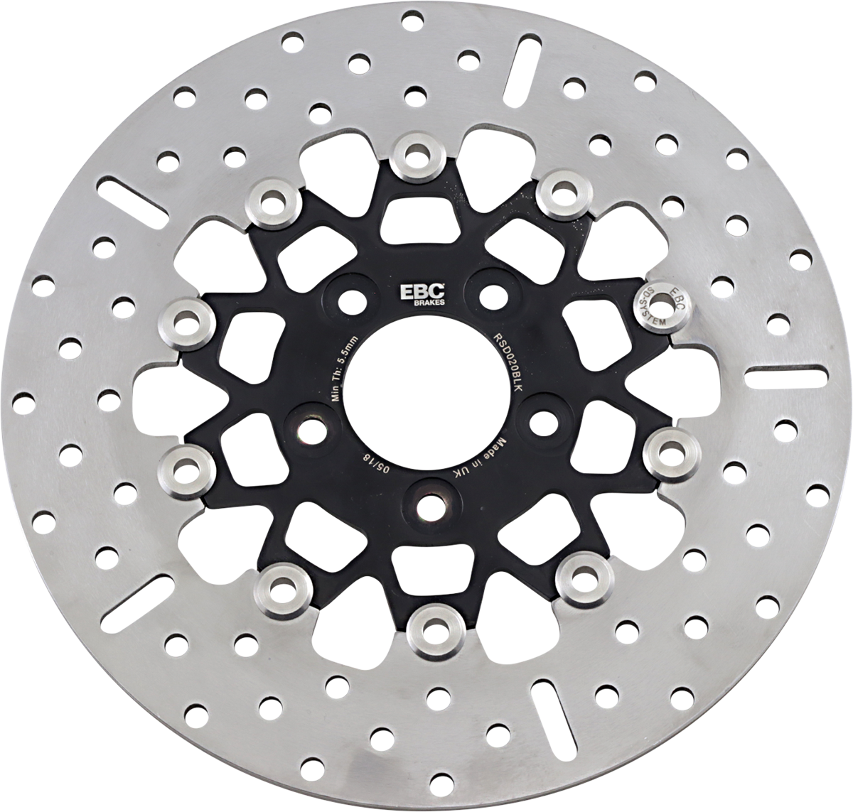 Custom Stainless Steel Rear Brake Rotor