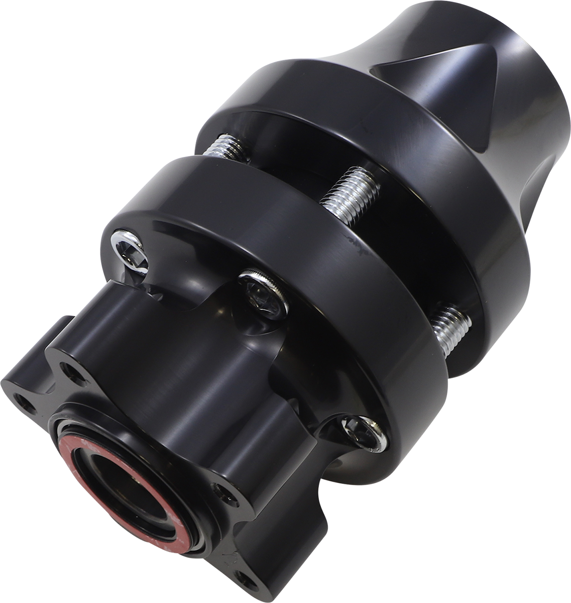 Arlen ness Hub - Cartridge - Front/Single Disc - Black - '08-'25 Touring/Trike Harley Davidson
