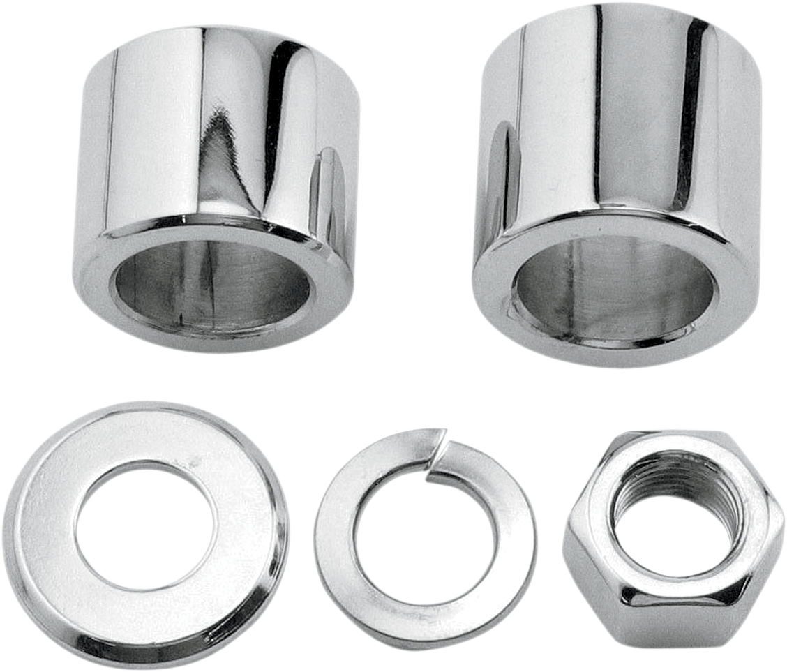 Spike Front /& Rear Axle Covers fit Harley Softail 84-06