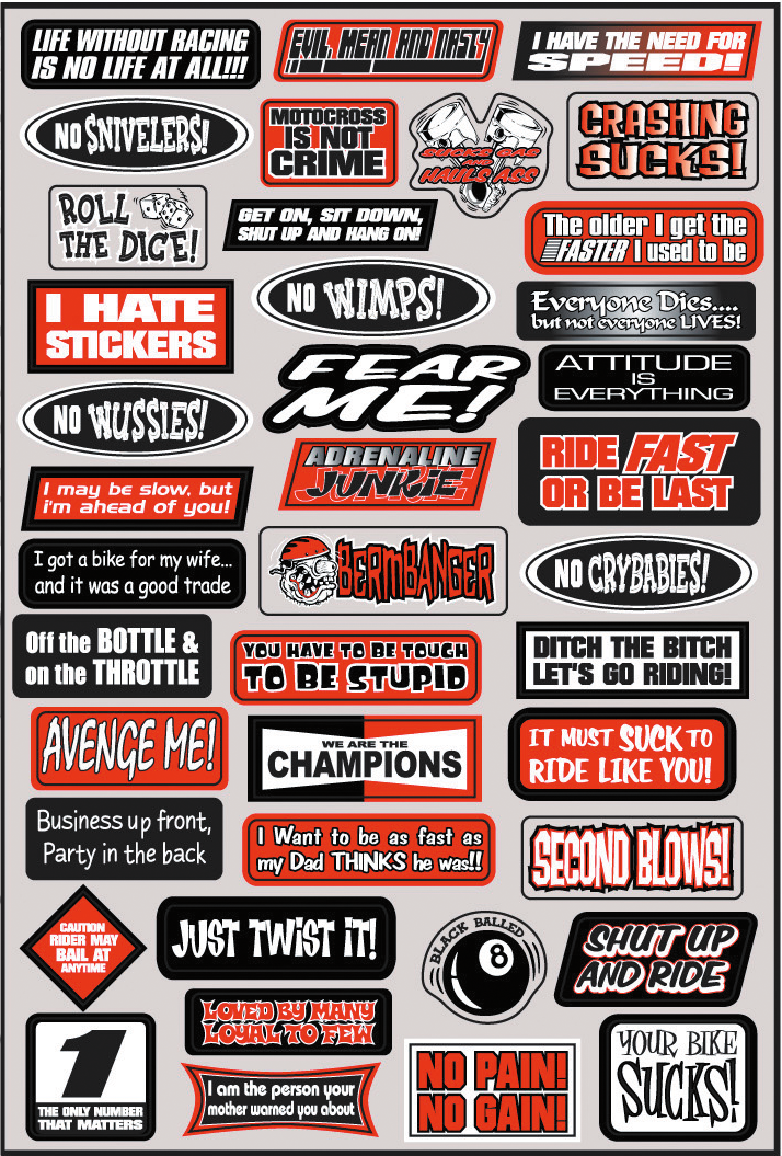 FACTORY EFFEX Sponsor Sticker Kit