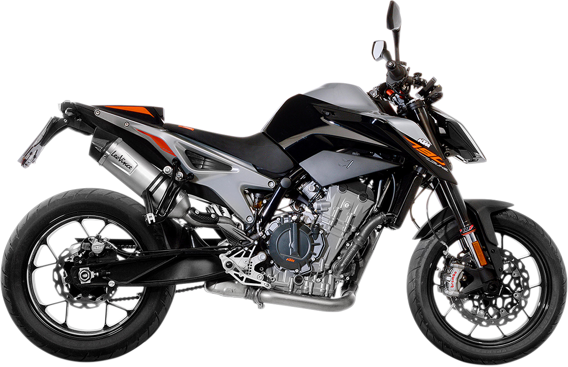 LeoVince LV One EVO Slip-On Exhaust KTM 790 / 890 Duke / R / GP 2018-2024