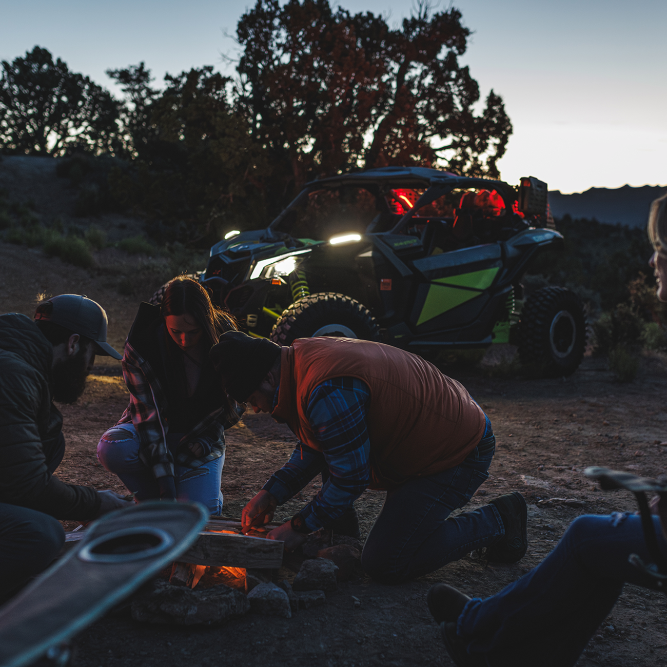 Ravek Apex Lights™ - Running - White - Maverick X3 Can-Am