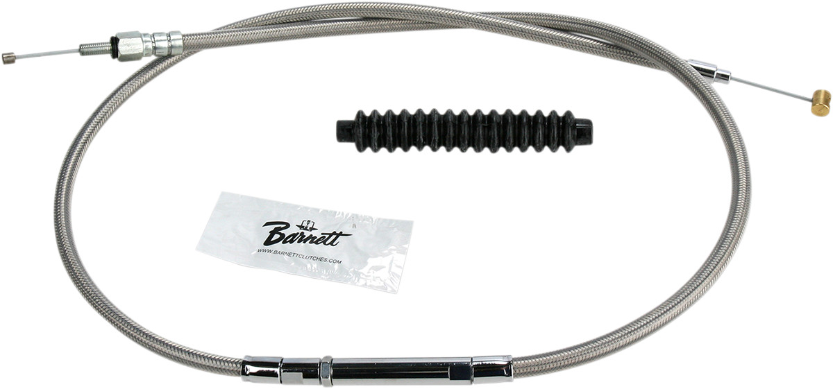 BARNETT High-Efficiency Stainless Steel Clutch Cable for Harley-Davidson