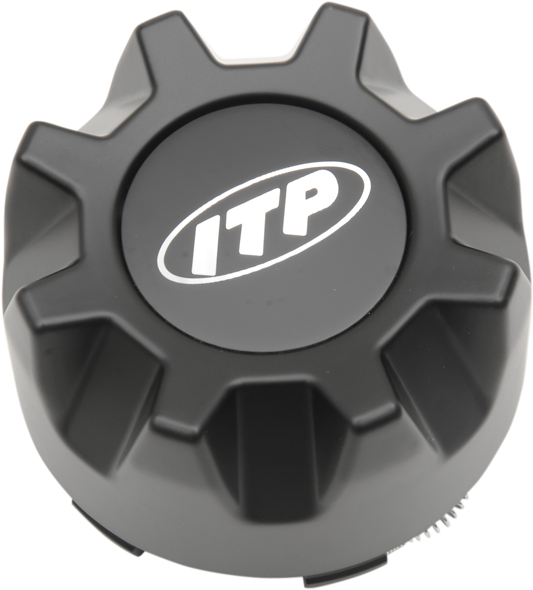 Itp Center Cap - Replacement/Wheel - Hurricane - Black Arctic Cat/Textron/Can-Am/Honda/Kawasaki/Suzuki/Yamaha/Polaris