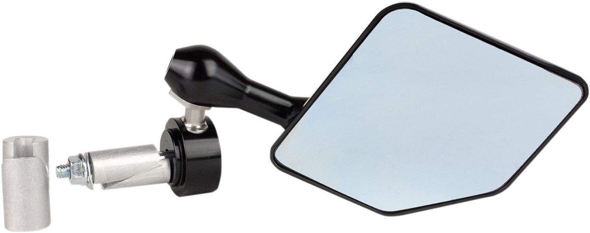 DRIVEN RACING Halo Stainless Steel Bar End Mirror