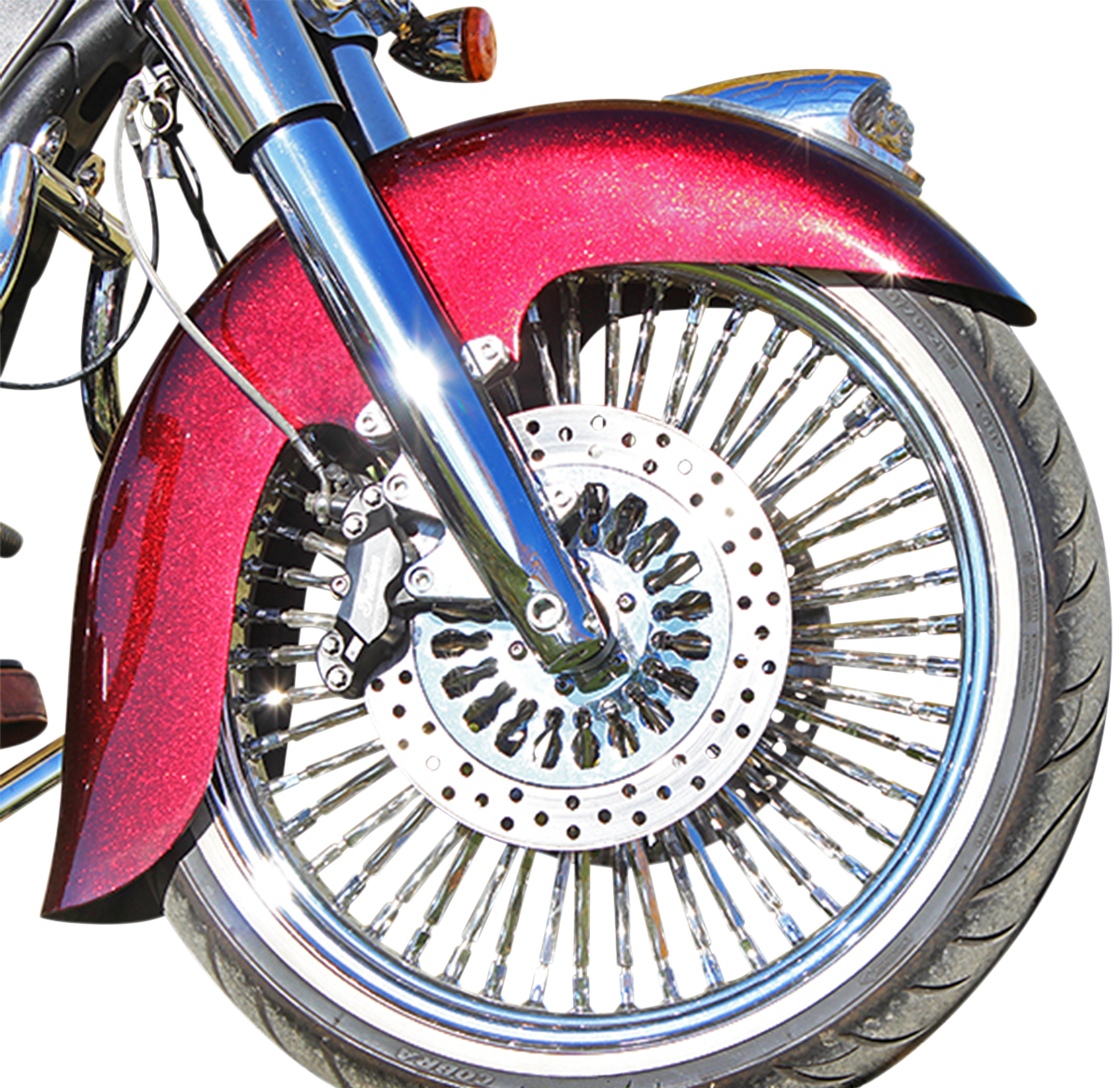 Klock Werks Klassic Front Fender For Indian Cruiser / Bagger / Touring 2014-2026