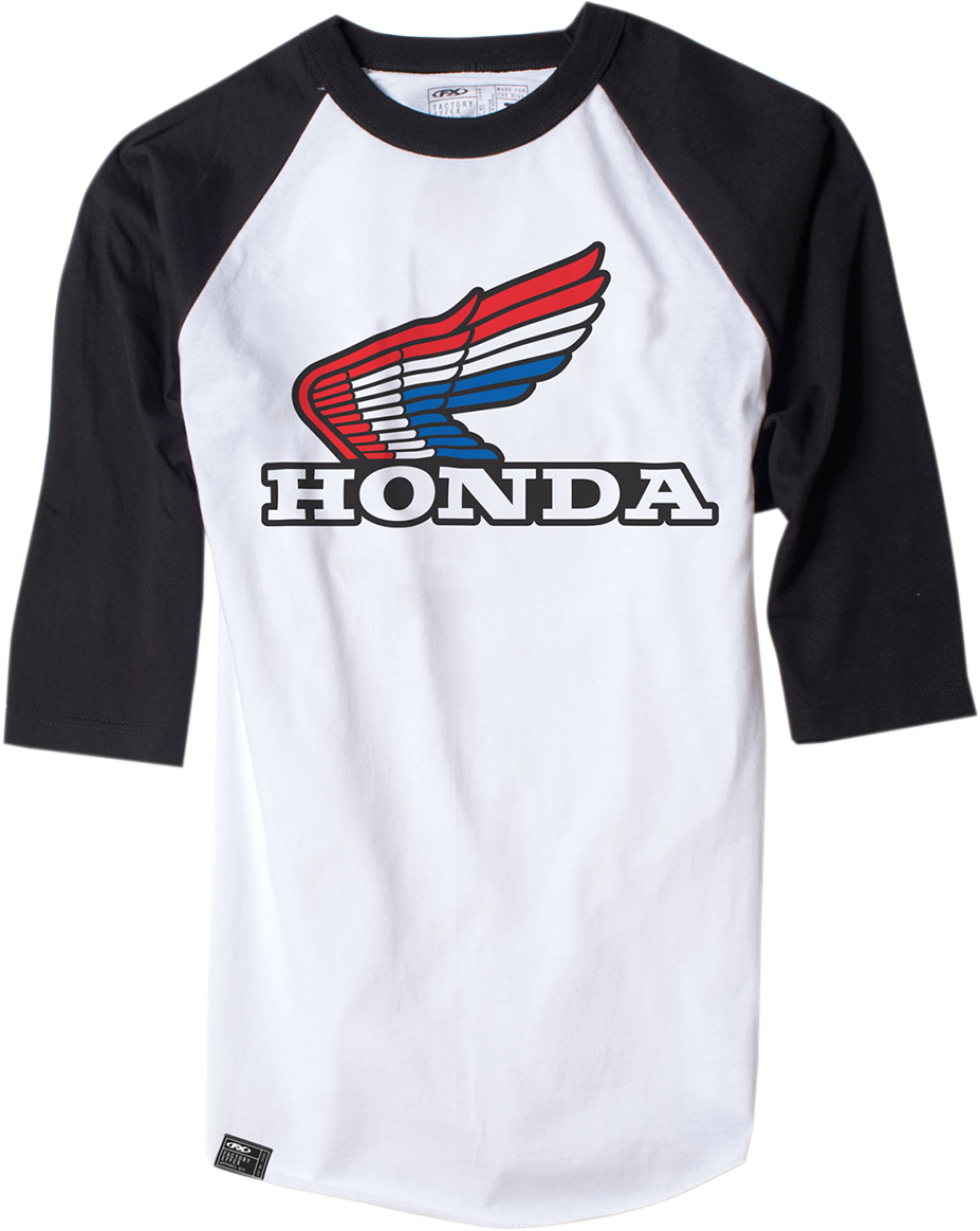 Factory Effex Honda Vintage Baseball T-Shirt