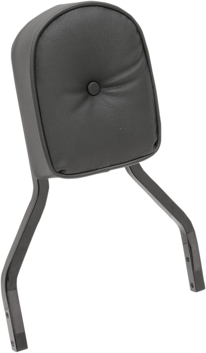 Drag specialties seats Sissy Bar Pad - Short - Pillow W/Piping - Black