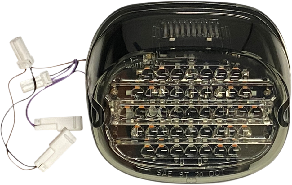 Custom Dynamics Low Profile LED Taillight With Turn Signals For Harley