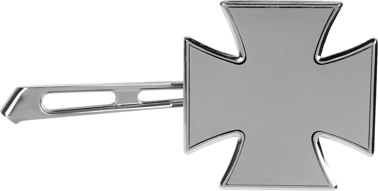 Emgo Mirror - Side View - Maltese Cross - Split Stem - Right - Bolt-On - Each