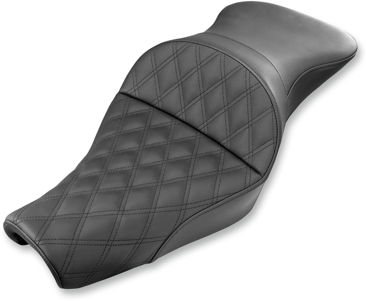 SADDLEMEN Explorer Lattice Stitched Seat 807-11-029LS 3.3 Gal Tanks XL 04-20
