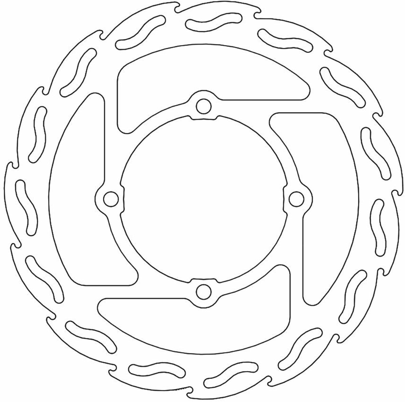 MOTO-MASTER Brake Rotors