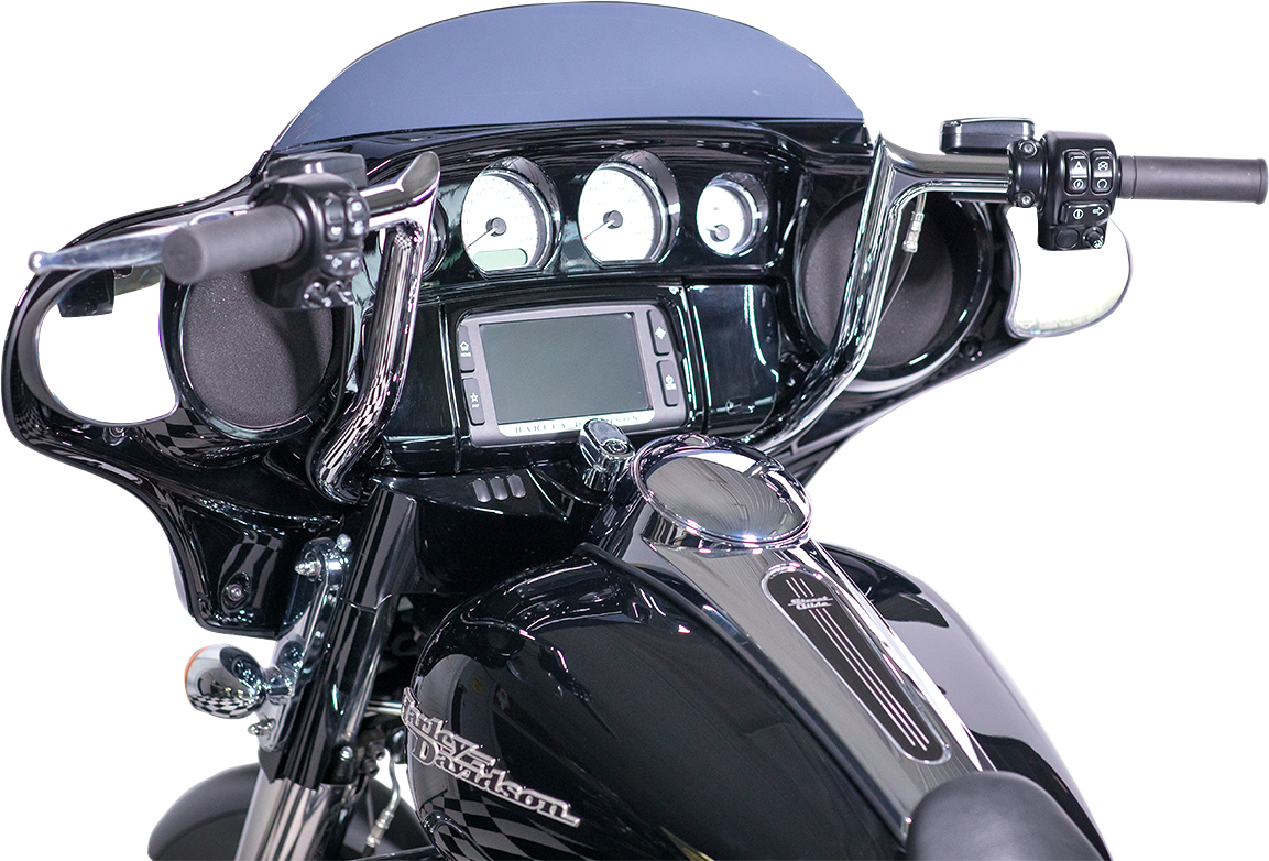 Fat Baggers Inc. 1 1/4" Pointed Top EZ Install Handlebar Kit For Harley Touring 2008-2013