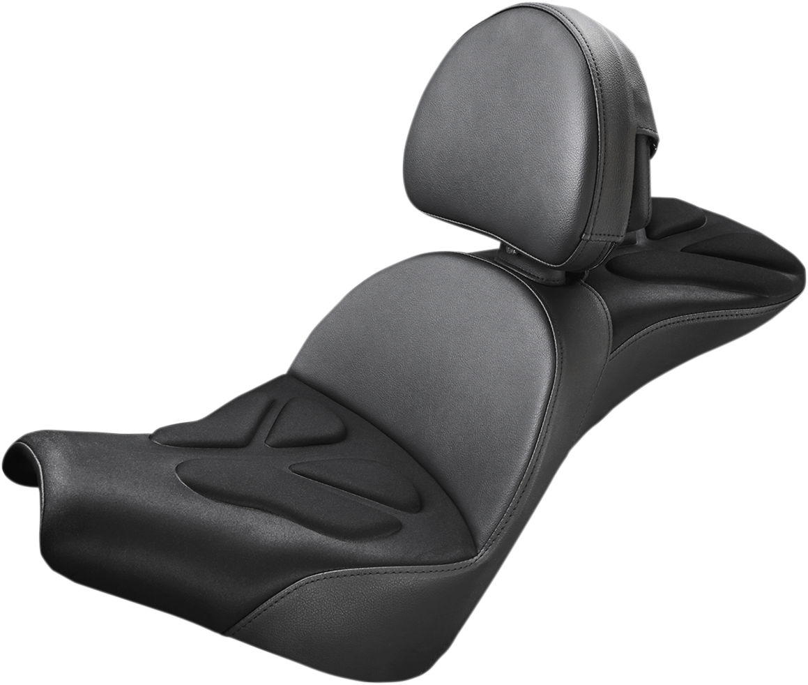 Saddlemen Black G-Tech 2 up Gel Seat for 2018 Harley Touring Softail ...