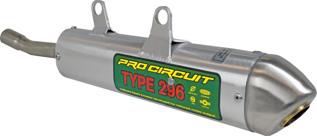 Pro Circuit Type 296 S/A Silencer KTM / Husqvarna / Gas Gas 250cc-300cc 2023-2025