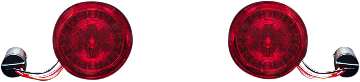 Custom Dynamics ProBeam Halo LED Rear Turn Signal Inserts For Harley 2007-2025