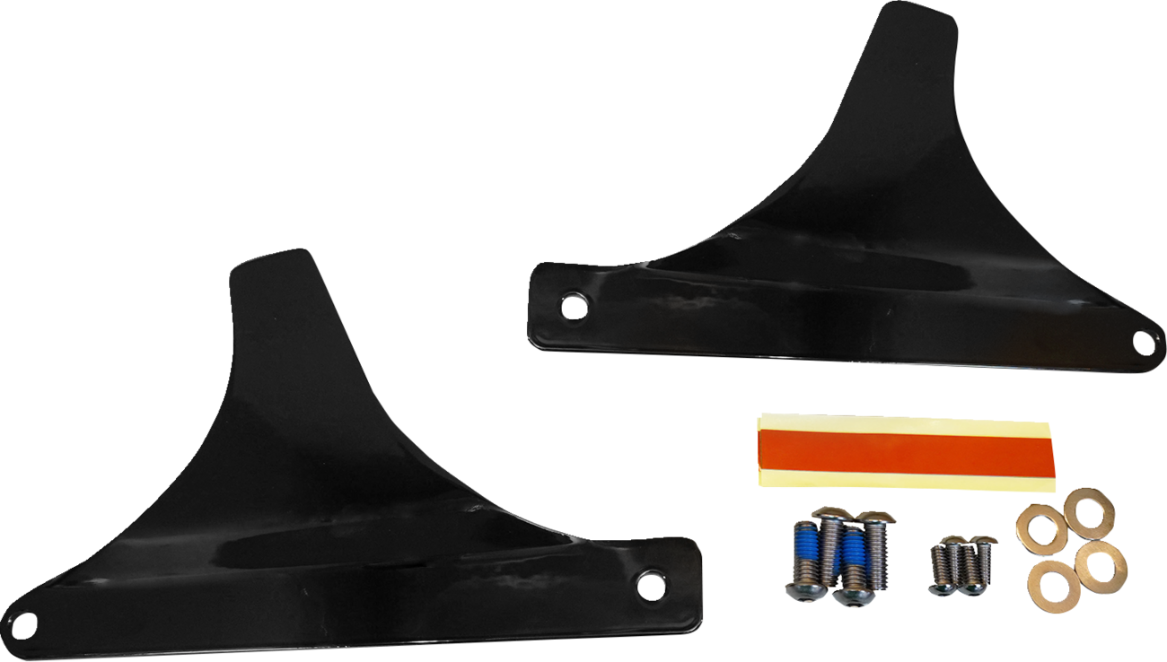 Drag specialties Side Plates - Black Harley Davidson