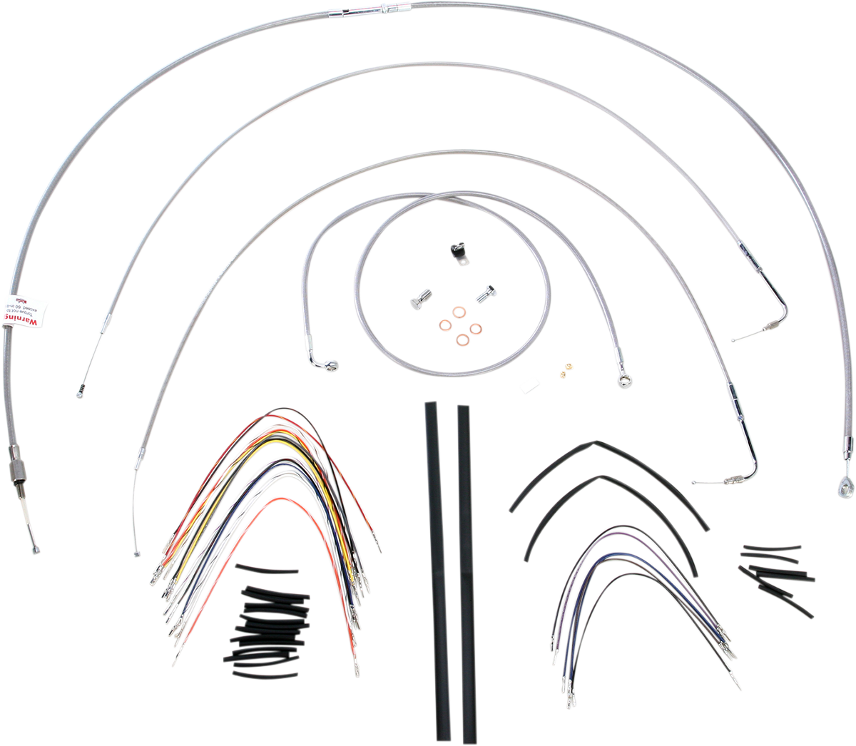 Burly Handlebar Cable Installation Kit For Harley Softail FX 2007-2010